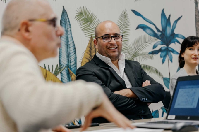 Chaheir Chabanne et Pascal Jacquetin en interview. Chaheir Chabanne et Pascal Jacquetin en interview.